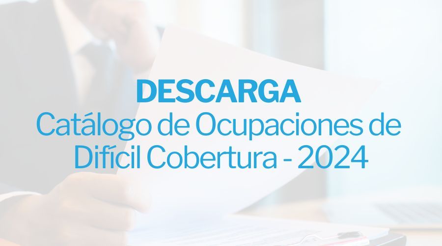 Catálogo de ocupaciones de difícil cobertura España