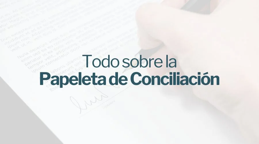 Papeleta de Conciliación