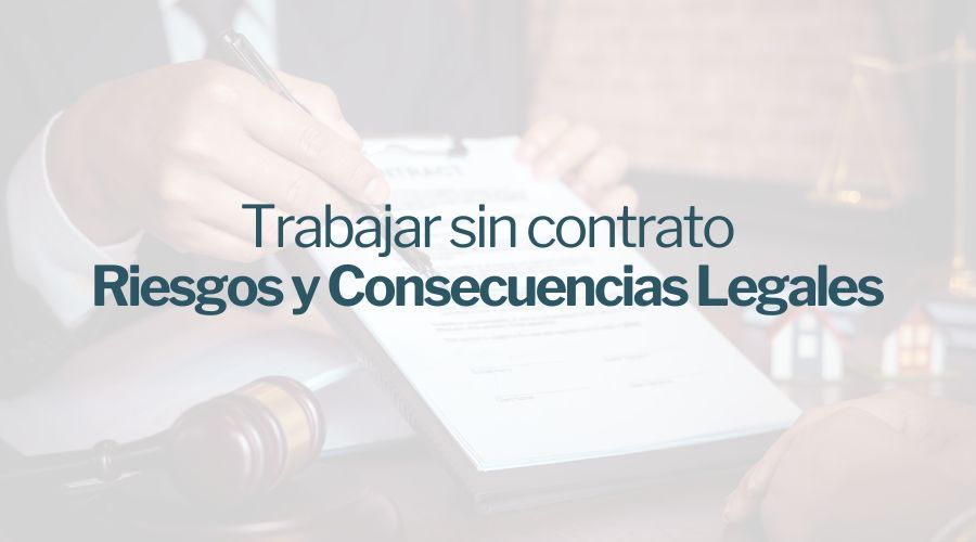 Trabajar sin contrato