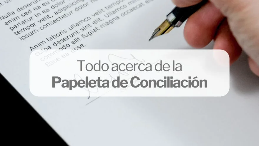 Papeleta de conciliación