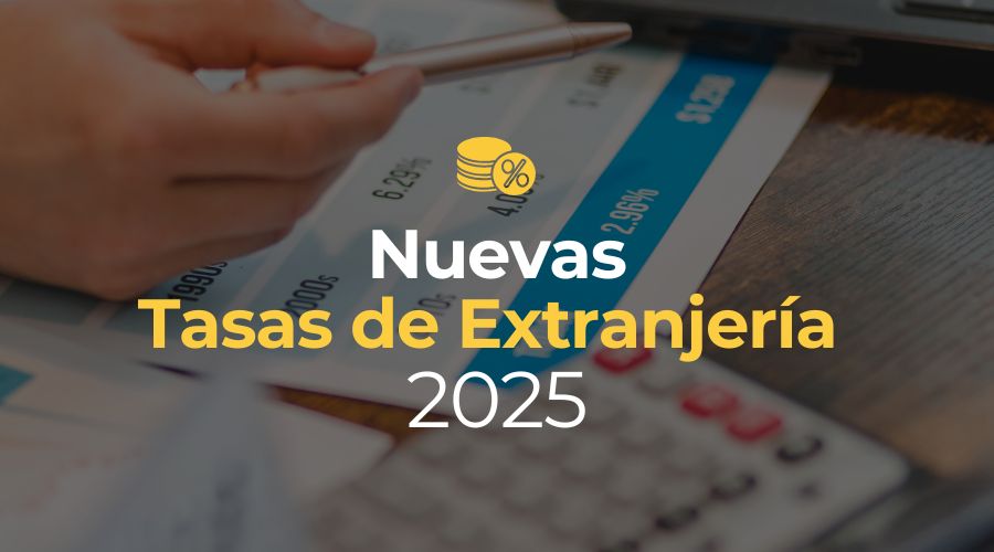 tasas de extranjería